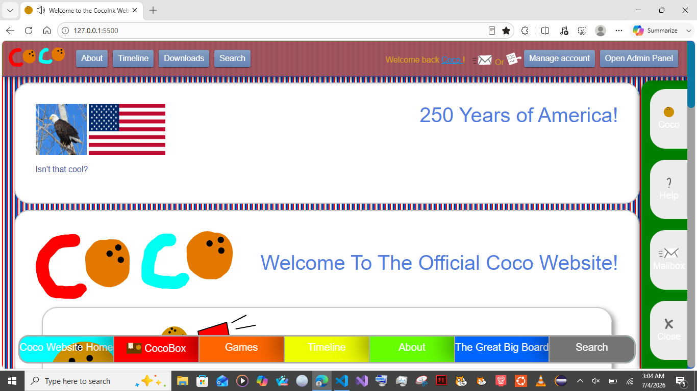 Coco Website America